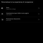 Microsoft Edge Canary - Android - Prima configurazione 1