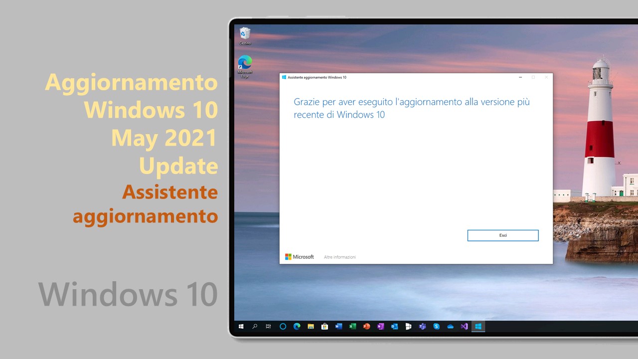 Windows 10 May 2021 Update - Assistente aggiornamento