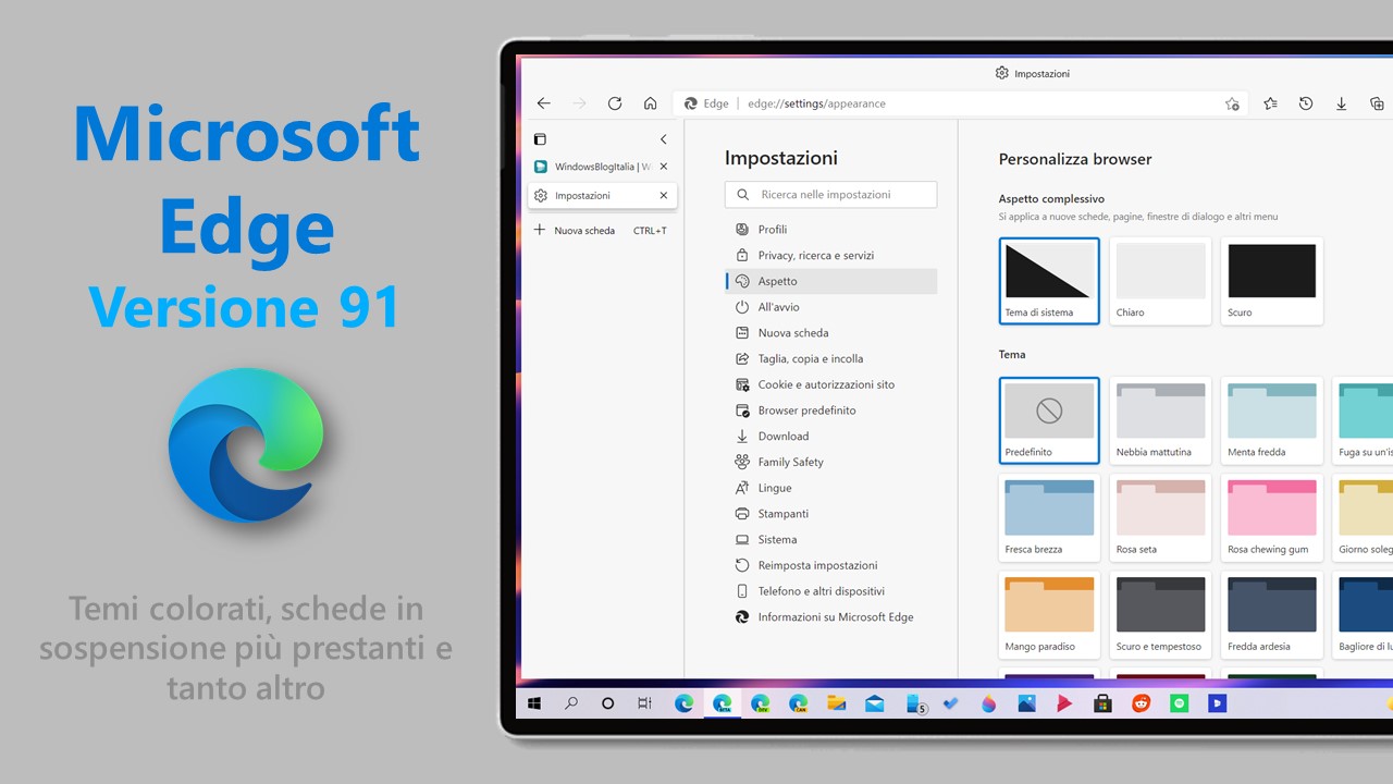 Microsoft Edge 91 per Windows e Mac