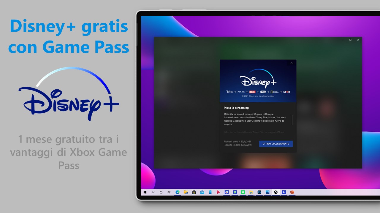 Disney+ gratis con Xbox Game Pass