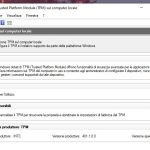 Gestione Trusted Platform Module (TPM) sul computer locale - Windows 10