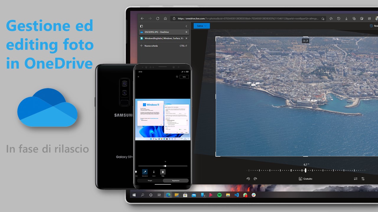 Gestione ed editing foto in OneDrive