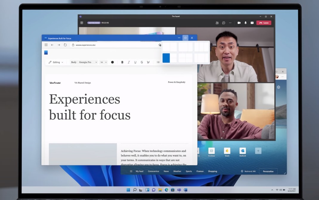 Microsoft 365 su Windows 11 - Nuovo design per le app della suite di Office