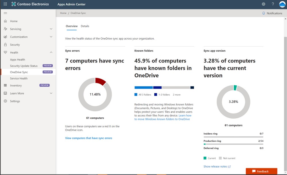 OneDrive per macOS - Portale Sync Admin in Microsoft 365 Apps