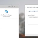 Windows 10 - Ottimizzazione caratteri ClearType