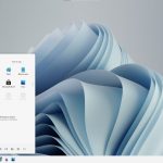 Windows 11 - Build 21996 - Barra delle applicazioni e menu Start allineati a sinistra