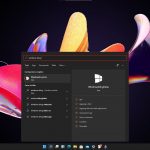 Windows 11 - Build 21996 - Nuova Ricerca Windows con tema scuro