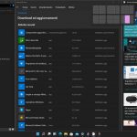 Windows 11 Build 21996 - Nuove opzioni ancoraggio finestre multiple con tema scuro