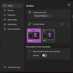 Files 2.0 per Windows - Impostazioni tema