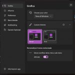 Files 2.0 per Windows - Impostazioni tema