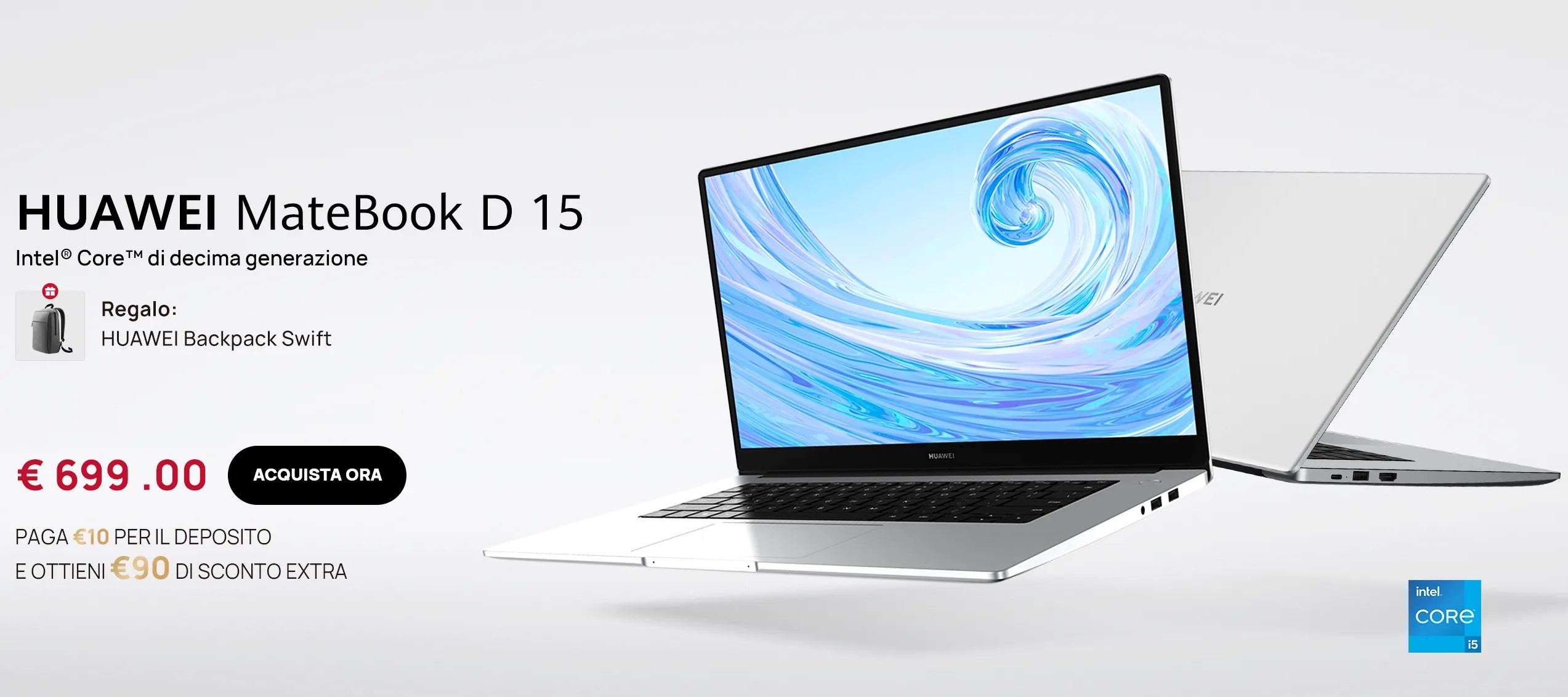 Huawei MateBook D 15 - Offerte estive 2021