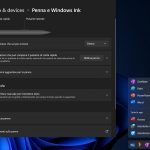 Windows 11 Build 22000.51 - Menu della penna