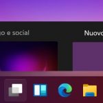 Windows 11 Build 22000.51 - Visualizzazione attività - Interfaccia rapida