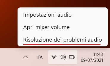 Windows 11 Build 22000.65 - Risoluzione dei problemi audio