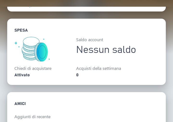 Xbox Family Settings - Saldo attuale