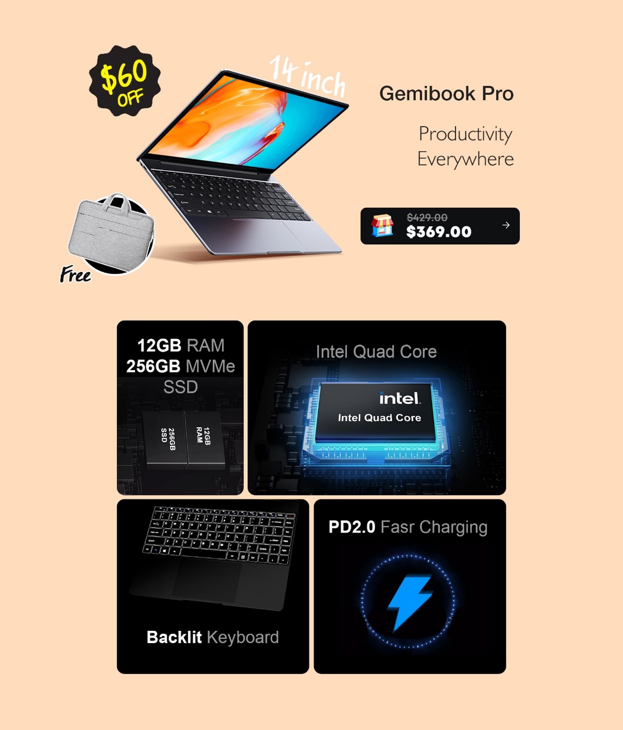 CHUWI GemiBook Pro