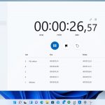 Windows 11 - App Orologio - Cronografo