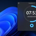 Windows 11 - App Orologio - Sessione produttiva in modalità sempre in primo piano