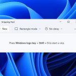 Windows 11 - Interfaccia del nuovo Strumento di cattura
