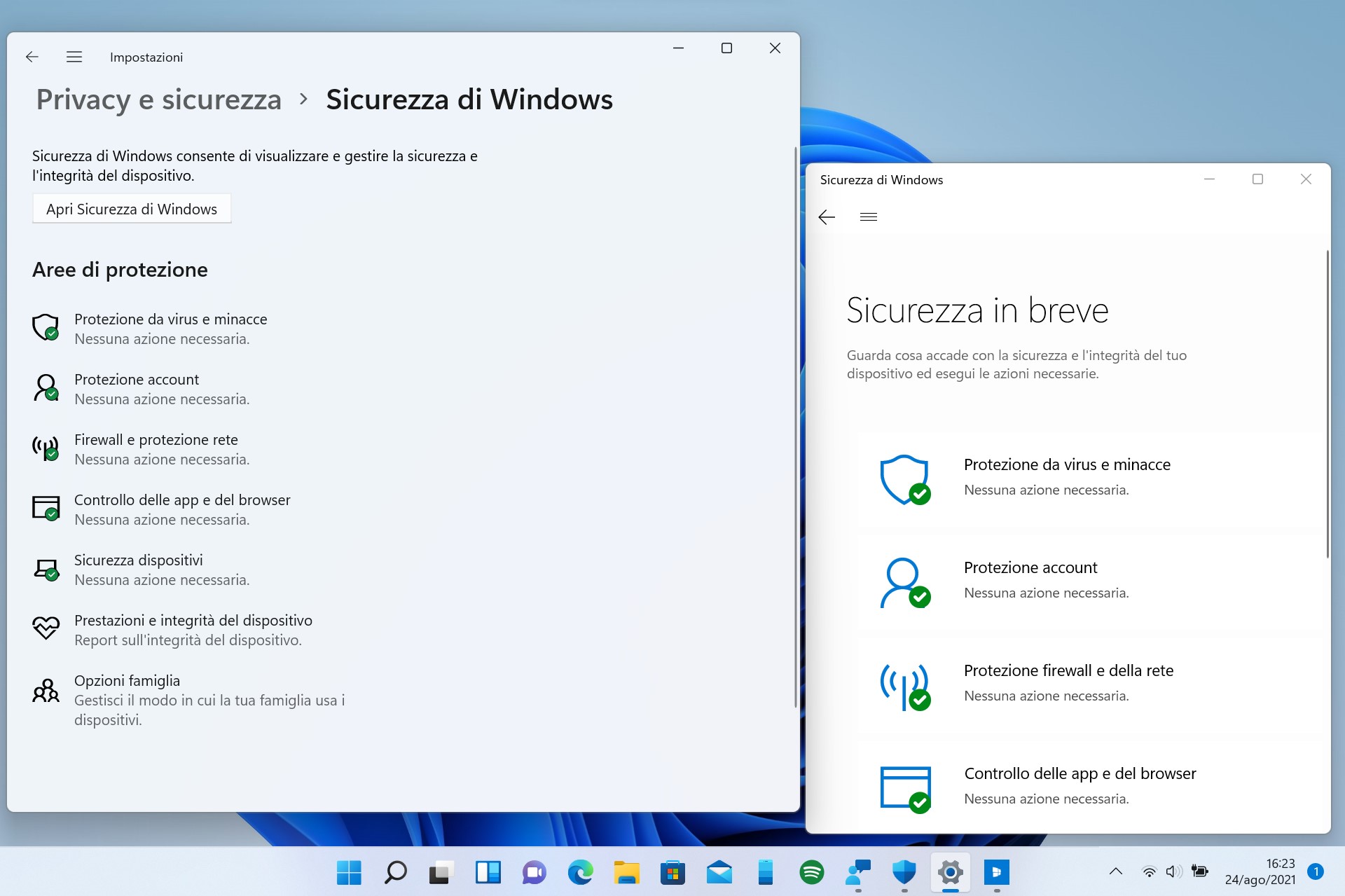 Windows 11 - Sicurezza di Windows