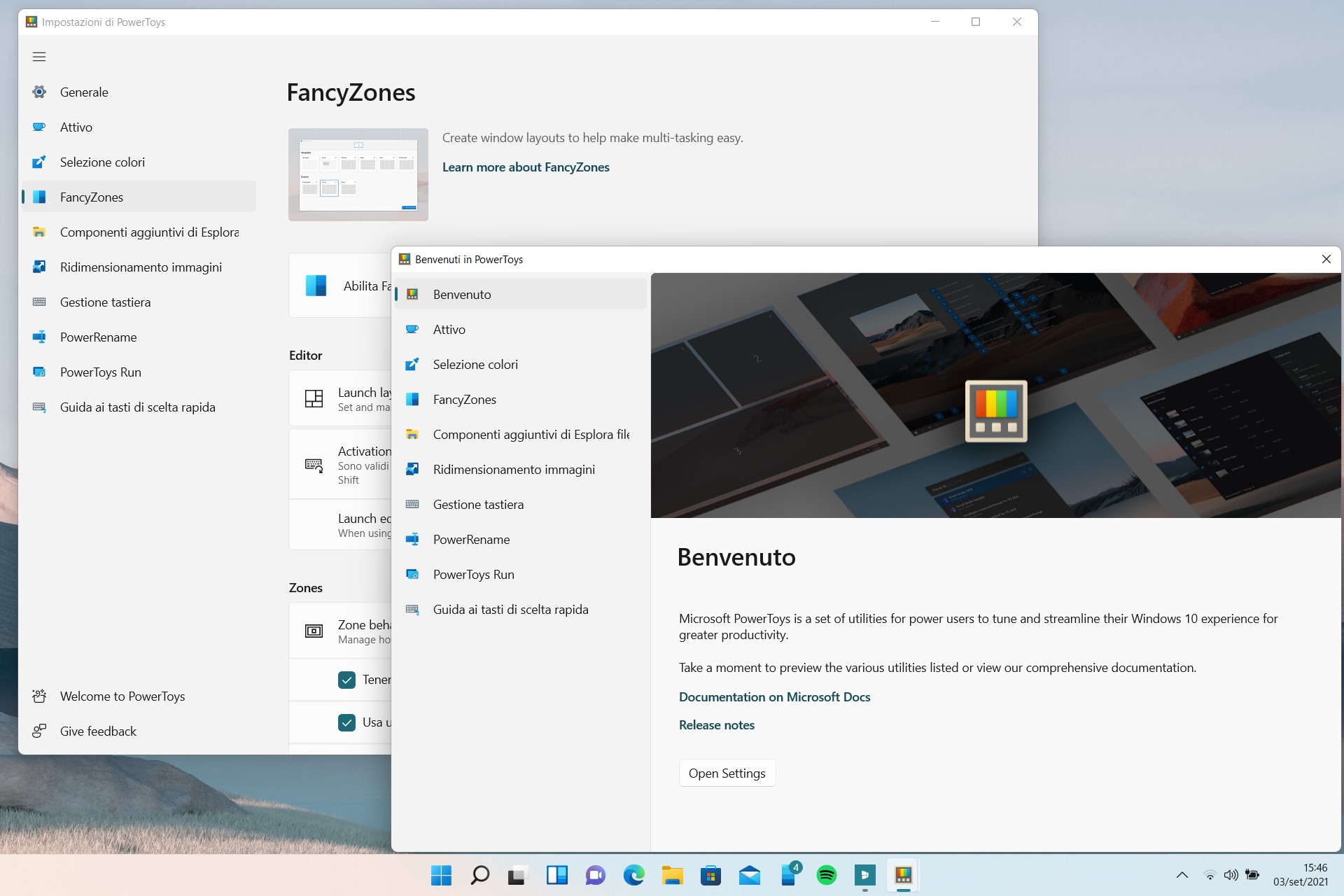 Microsoft PowerToys 0.45.0 - Nuova interfaccia in stile Windows 11