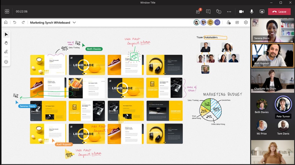 Microsoft Whiteboard - Inserimento documenti