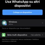 WhatsApp per iOS - Multi-dispositivo (beta) 3