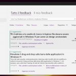 Windows 11 - Hub di Feedback - Schermata feedback - Tema chiaro