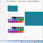 Windows 11 - Impostazioni - Personalizzazione - Tastiera virtuale - Tema personalizzato