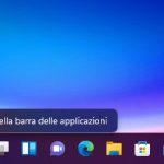 Windows 11 - Menu contestuale sulla barra delle applicazioni