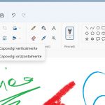 Windows 11 - Microsoft Paint - Nuovo menu per opzioni di rotazione