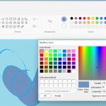 Windows 11 - Microsoft Paint - Selettore colori