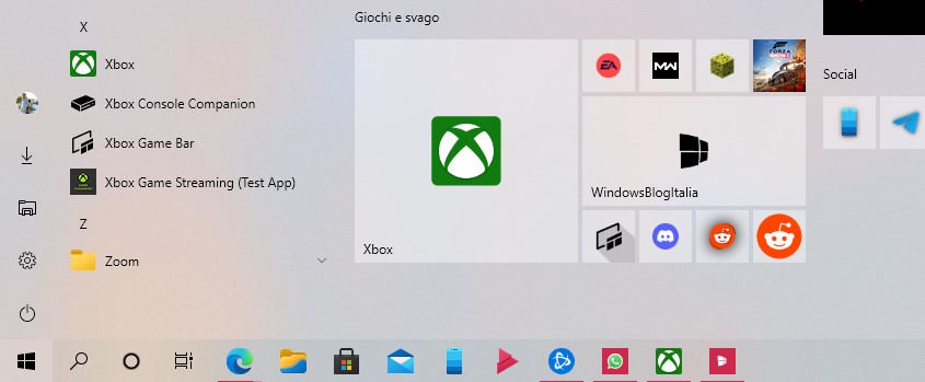 Xbox per Windows - Nuova icona colorata