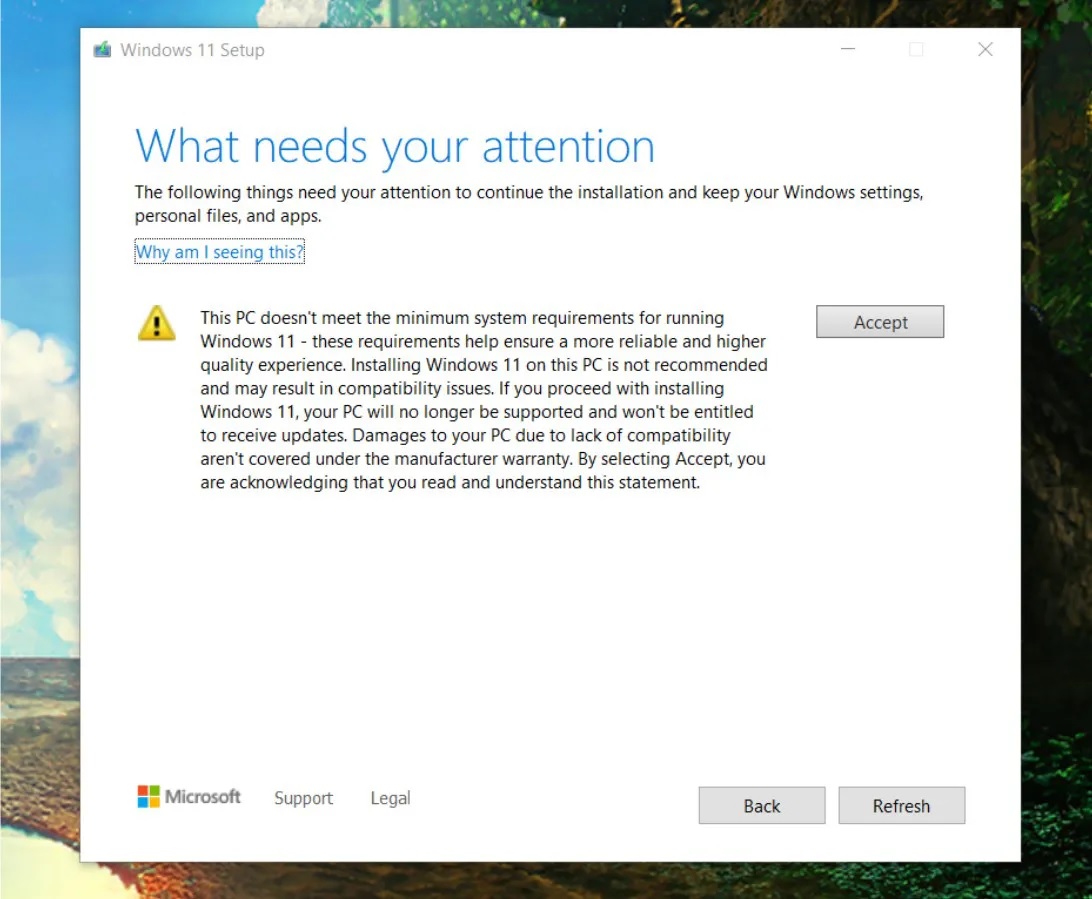 Requisiti hardware e funzionalit rimosse di windows 11
