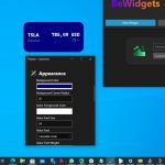 BeWidgets - Windows 10 - Personalizzazione estetica del widget finanza