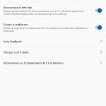 Complemento de Il tuo telefono per Android - Impostazioni