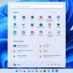 Windows 11 - Menu Start - Sezioni Aggiunto e Articoli consigliati