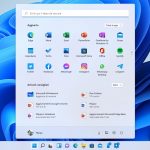 Windows 11 - Menu Start - Sezioni Aggiunto e Articoli consigliati