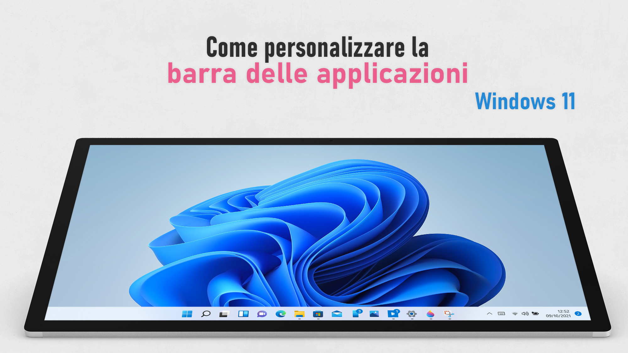 Windows 11 - Personalizzare la barra delle applicazioni