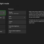 Xbox - Aggiornamento di ottobre 2021 - Pianificazione modalità filtro luce blu e modalità notte