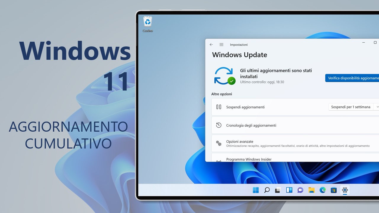 Disponibile un terzo aggiornamento cumulativo di ottobre 2022 per Windows 11