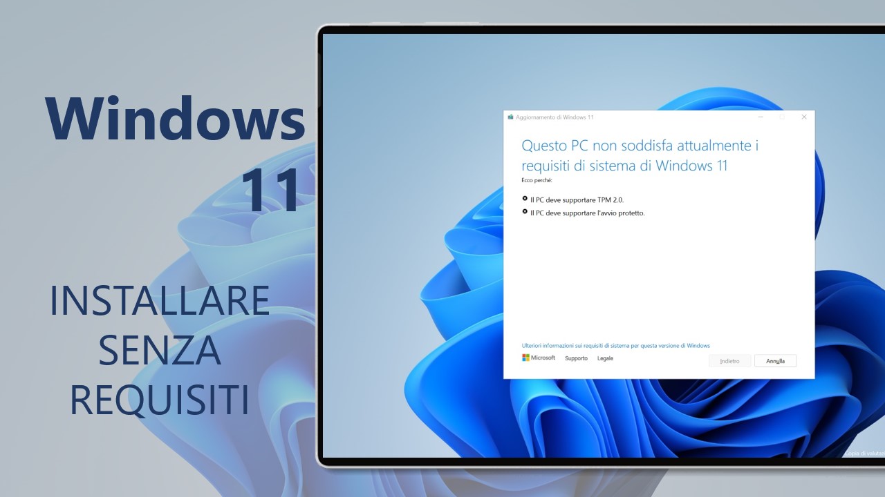 Come Installare Windows 11 Su Un Pc Che Non Soddisfa I Requisiti Minimi