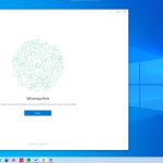 WhatsApp Beta UWP - Schermata iniziale