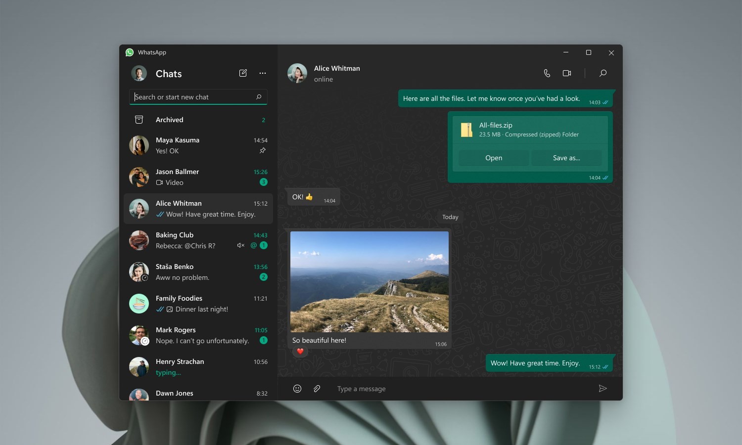WhatsApp per Windows - Nuova versione UWP disponibile pubblicamente
