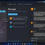 Windows 11 - Il tuo telefono - Visualizzazione messaggi