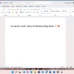 Windows 11 - Office 365 - Effetto trasparenza Mica - Tema chiaro