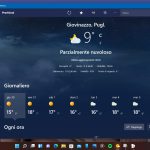 MSN Meteo per Windows 11 - Nuovo design schermata principale