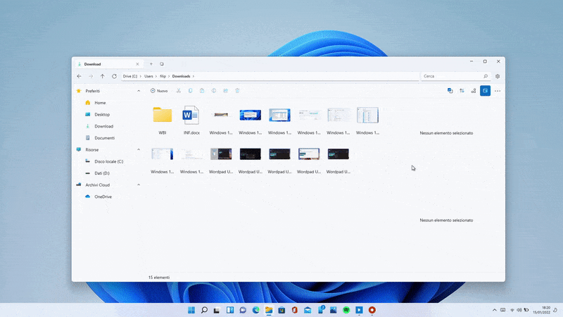 Windows 11 - Modalità a schermo intero per le UWP