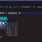 Wordpad UWP per WIndows - Menu contestuale - Tema scuro