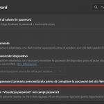 Microsoft Edge Dev - Impostazione password primaria